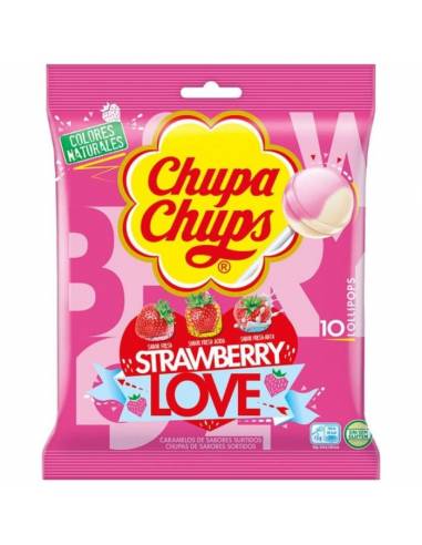 Chupa Chups Strawberry Love 120g - Doces