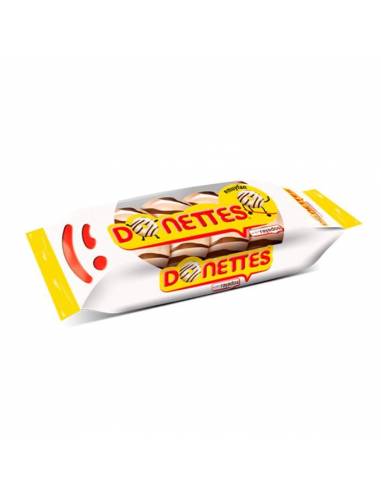 Donettes blanches rayées 88g Donuts - Pâtisseries