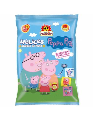 Hélices Peppa Pig 22g Tosfrit - Snacks extrudidos
