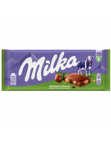 Milka Noisettes entières 100g - Tablettes de chocolat