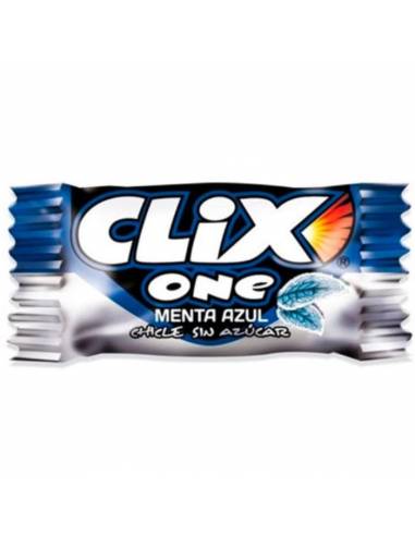 Clix One Menta Azul 20 uds - Chicletes