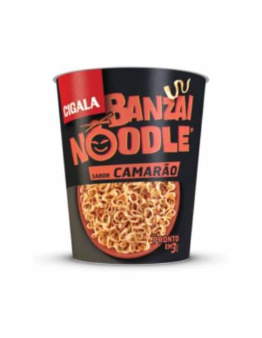 Noodles Orientais Camarão Banzai Noodle Cigala 67g - Refeições Prontas