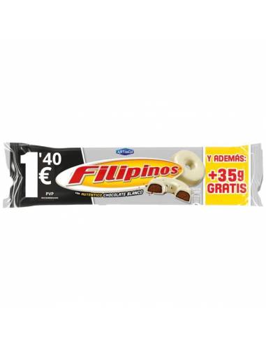 Filipinos Chocolate Blanco 128g Marcado 1,40€ - Galletas Dulces