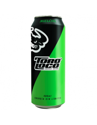 Toro Loco Melão 500ml - Bebidas Energéticas