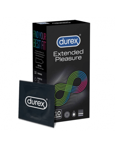 Durex Extended Pleasure 10uds - Preservativos