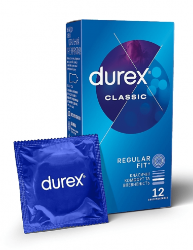 Durex Classic 12 pcs - Preservativos
