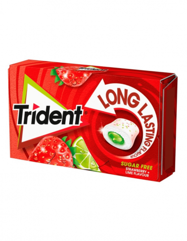 Trident Max Splash Fraise Lime 22g - Chewing gums