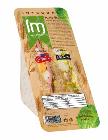 Sandwich Mixte Spécial 130g - Distributeur de sandwichs