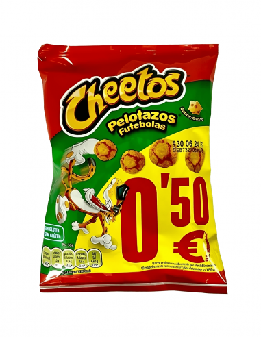 Cheetos Futebolas Marcado 0.50€ 36g - Snacks extrudidos