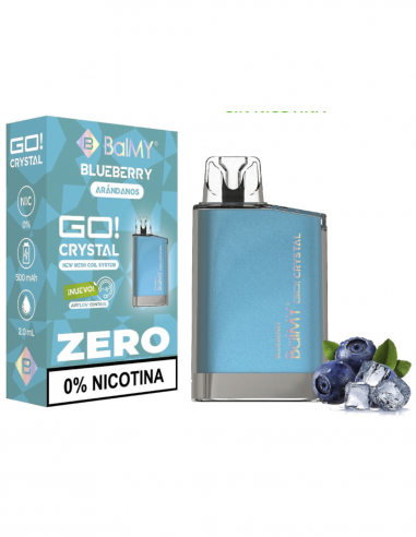 Balmy Go Crystal Blueberries Sans Nicotine - Sans nicotine