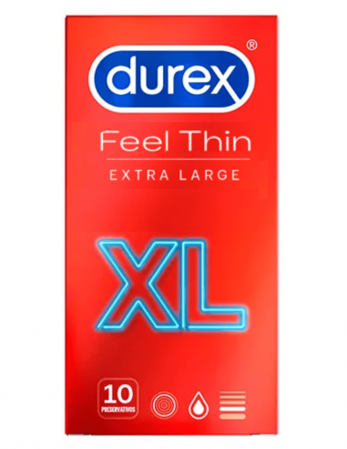 Durex Feel Thin XL 10 uds - Préservatifs