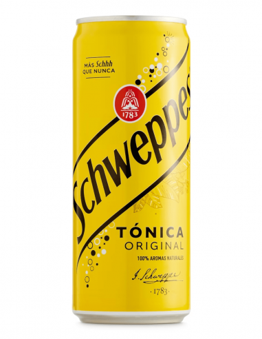 Tónica Schweppes Sleek 330ml - Refrescos
