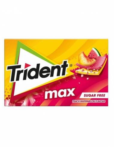 Trident Max Peach/Feuille de pastèque - Chewing gums