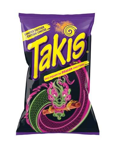 Takis Dragon Sweet Chili 90g - Snacks extrudées