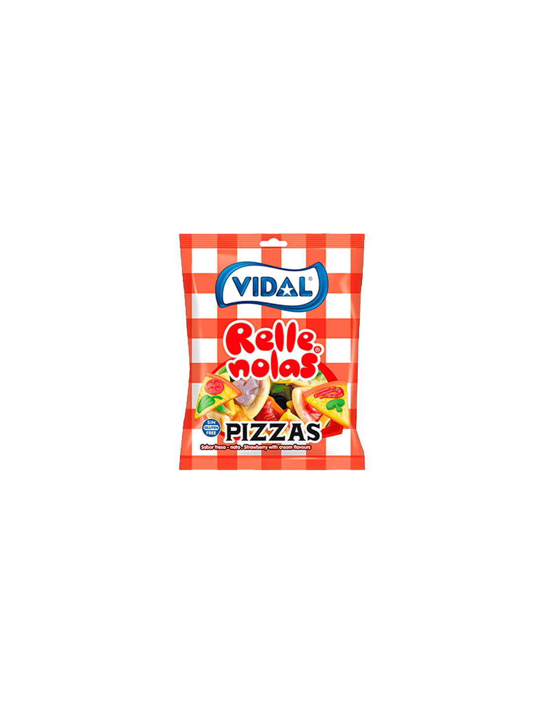 Vidal Gevulde Pizza Gummies 90 g | Distribución Mayorista