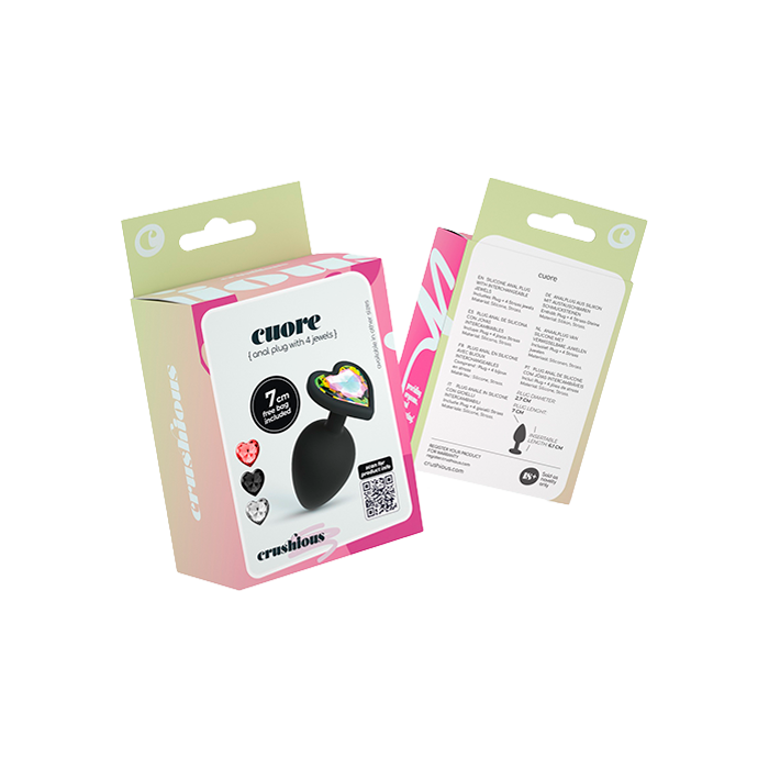 Crushious Anaal Hart Plug S 7 cm | Distribución Mayorista
