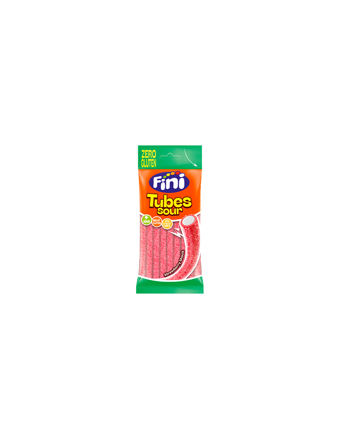 Tubes Sour Zero Gluten 75 g Fini | Distribución Mayorista