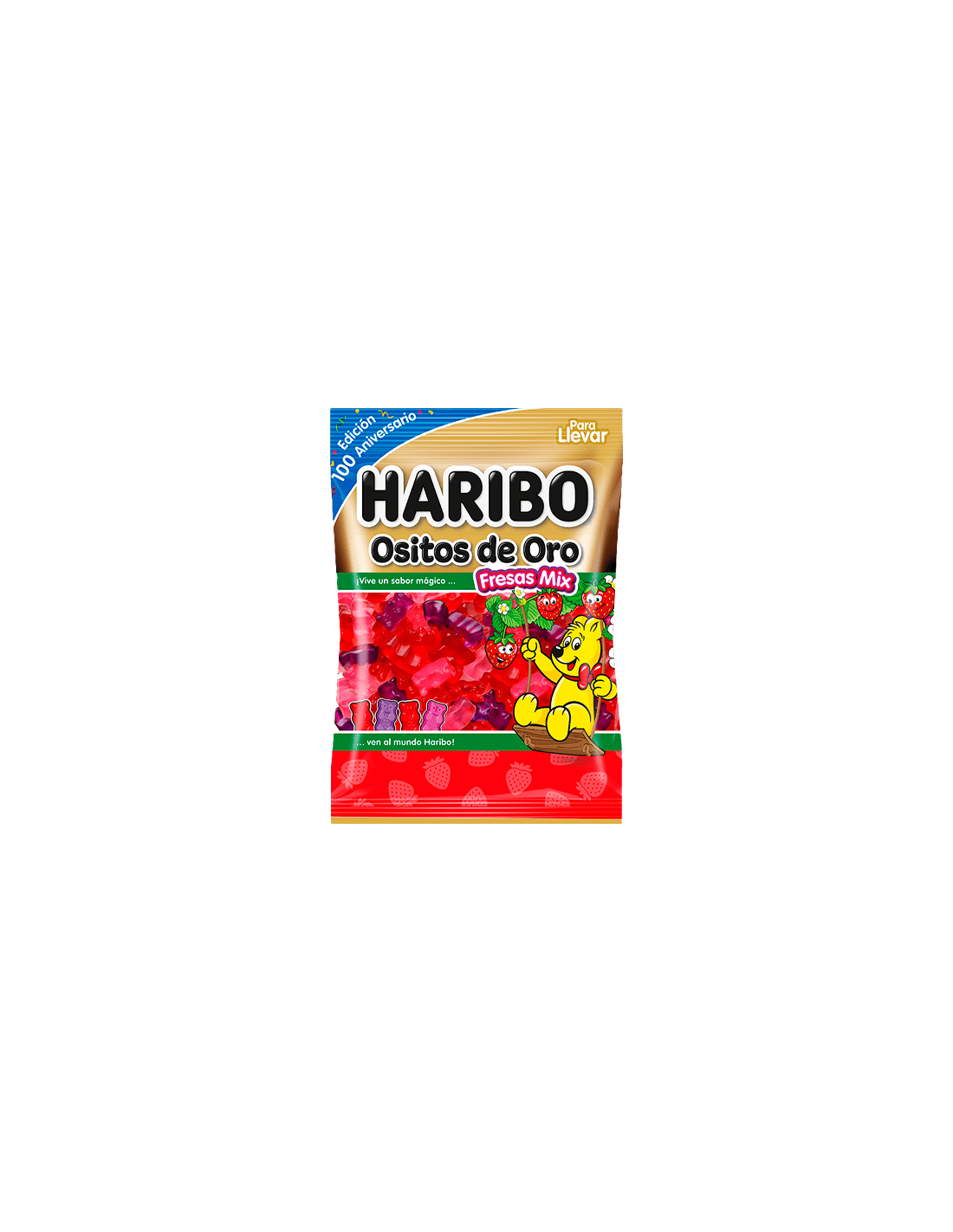 Ositos Fresas Mix 100g Haribo-Distribución Mayorista