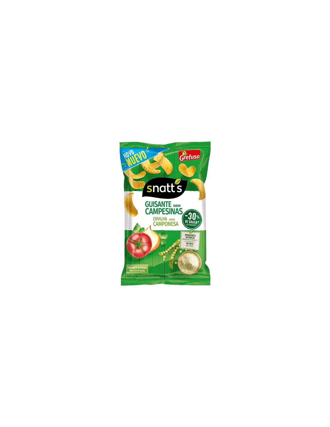 Snatts Guisante Campesinas 28g Grefusa - Distribución Mayorista