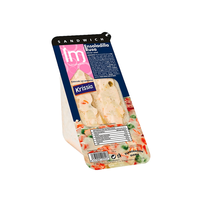 Sandwich de Ensaladilla Rusa 150g - Distribución Mayorista