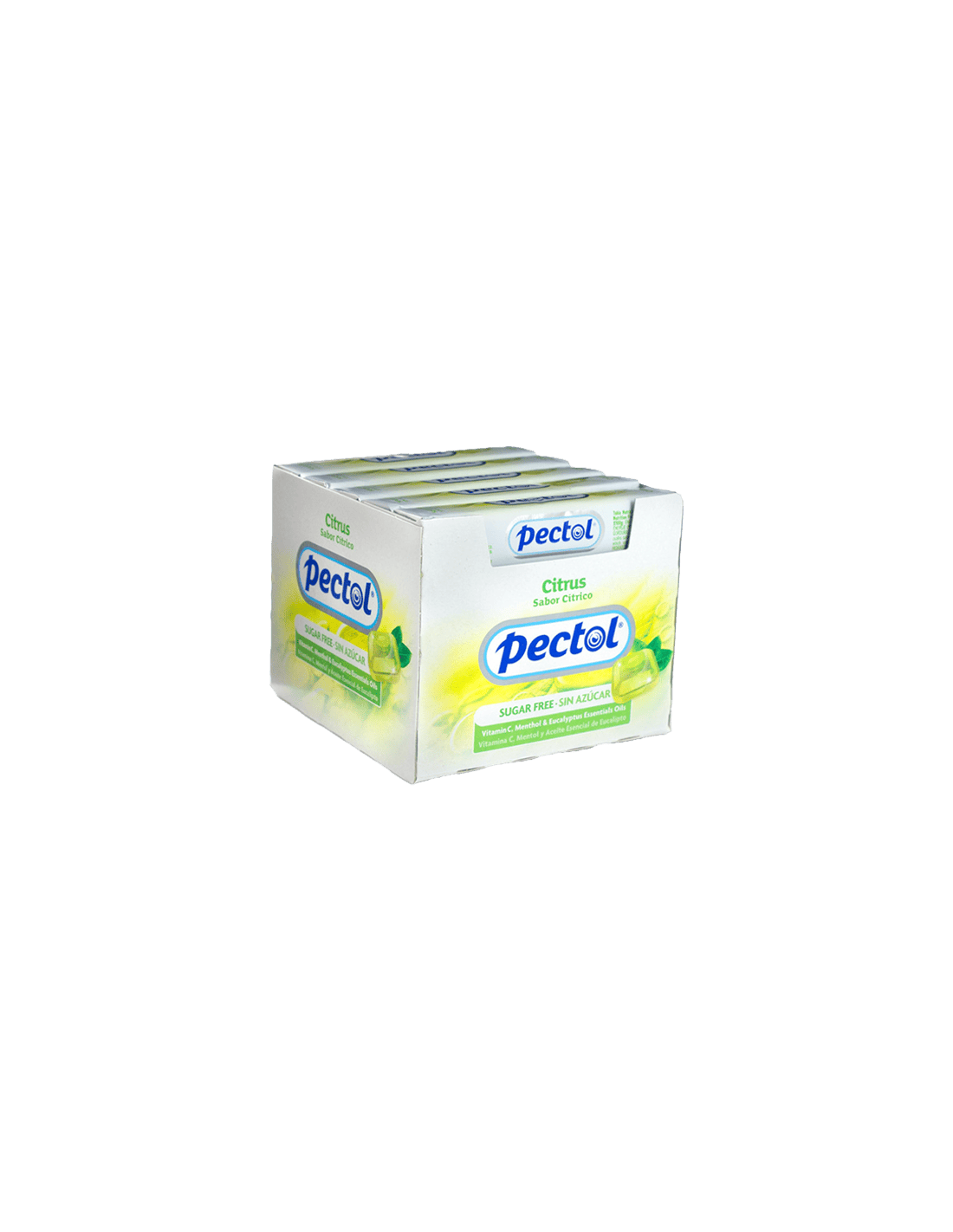 Pectol Citrus Suikervrije Snoepjes 20 Packs | Distribución Mayorista