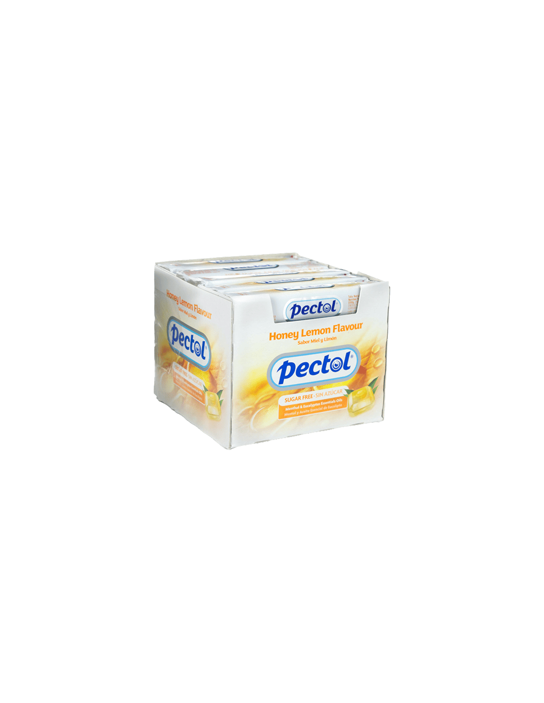 Pectol Miel y Limón Caramelo Sin Azúcar 20 paquetes - Distribución Mayorista