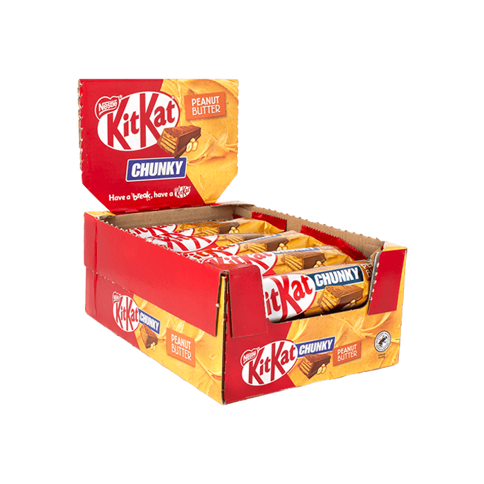 Kit Kat Chunky Peanut Butter 42g (24 uds) Nestlé - Distribución Mayorista