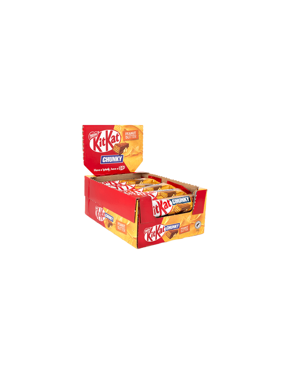 Kit Kat Chunky Peanut Butter 42g (24 uds) Nestlé - Distribución Mayorista