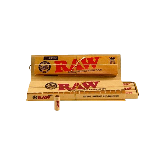 Raw Connoisseur King Size Slim + Tips - Distribución Mayorista