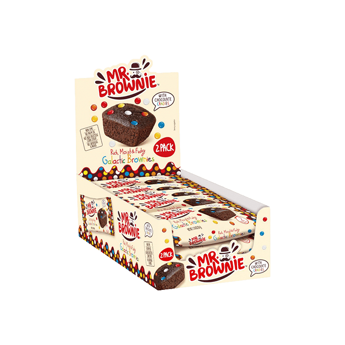 Galactic Brownies 12x50g Mr.Brownie - Distribución Mayorista