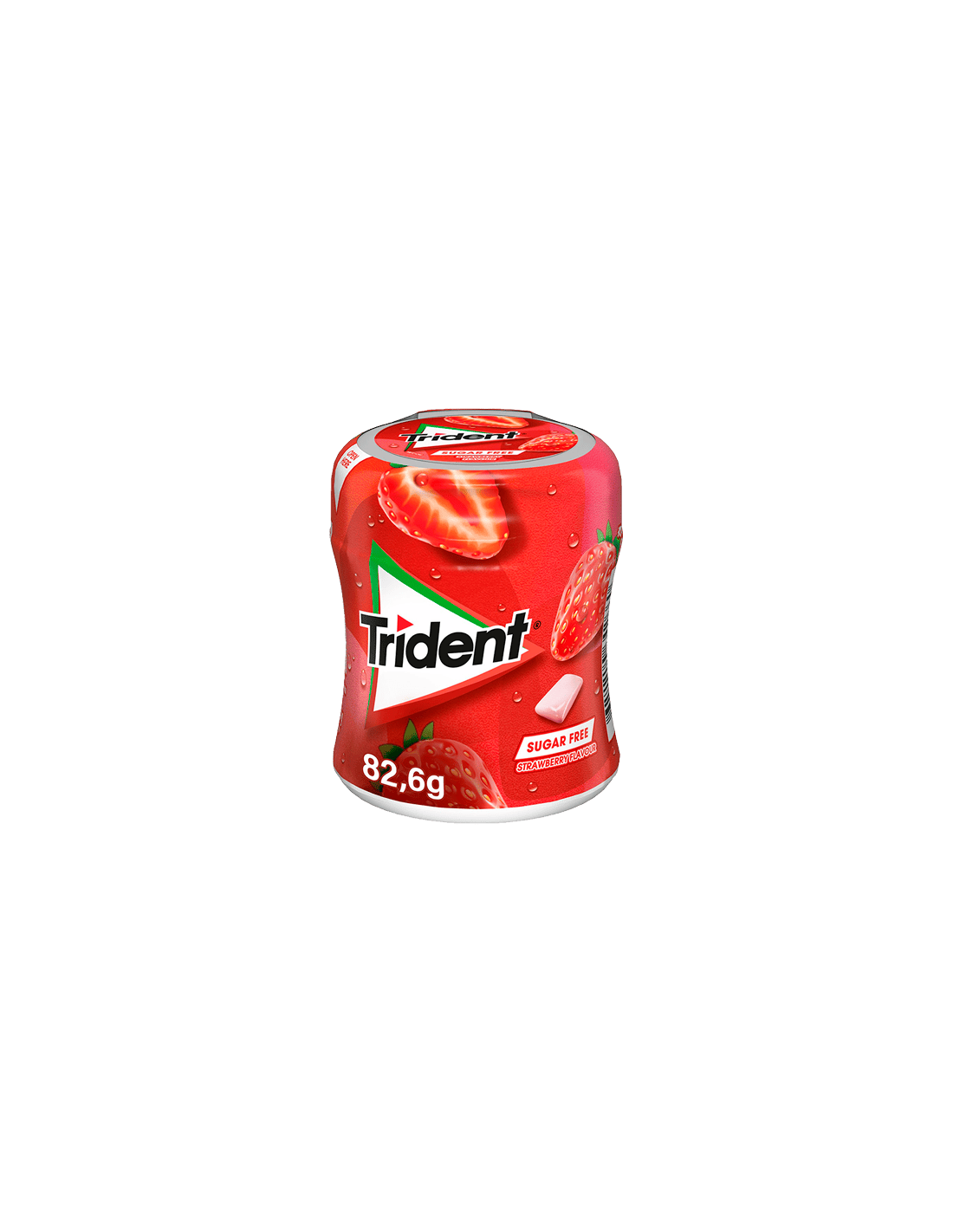 Trident Dragee Aardbei 82,6 g - Distribución Mayorista