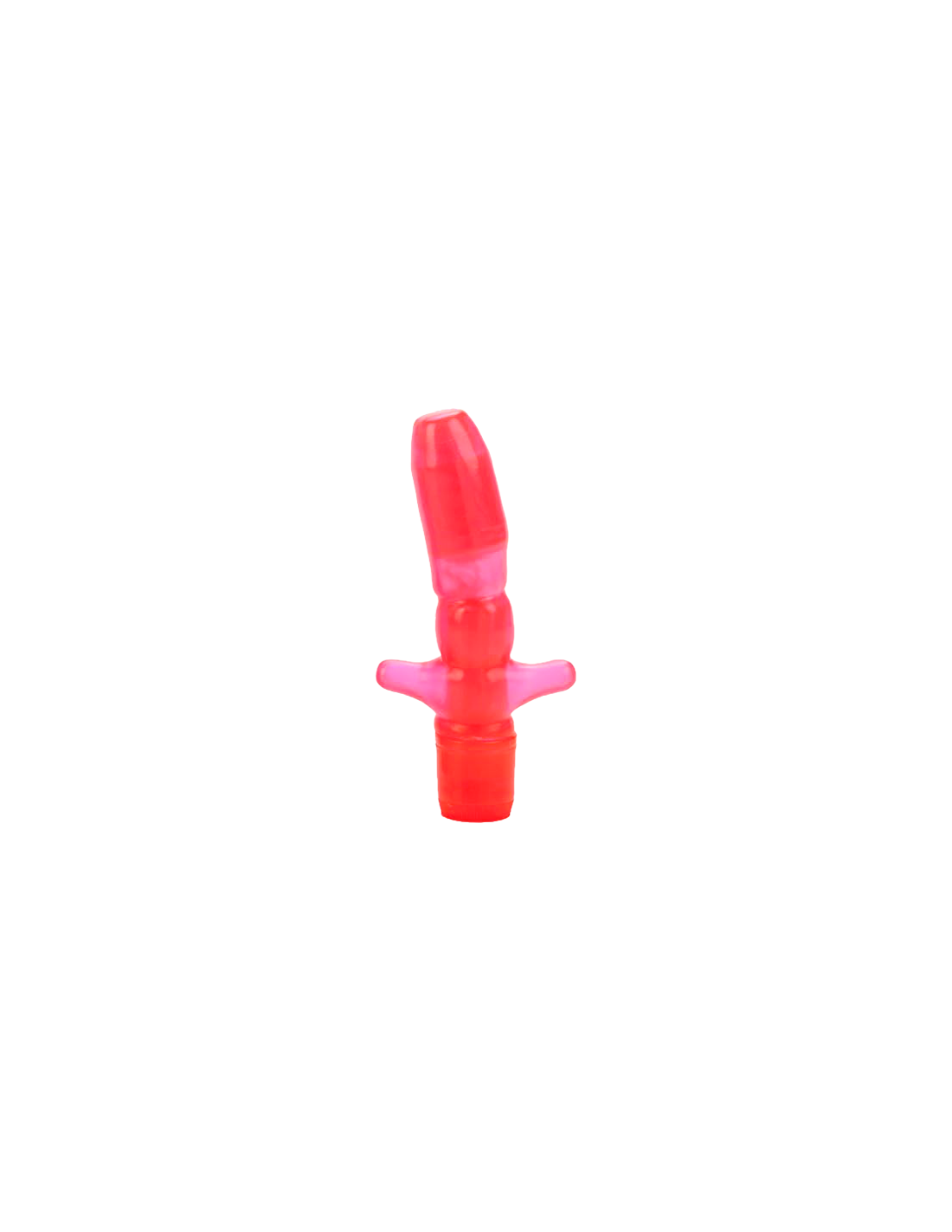 Vibrador Anal T Rosa Fluorescente-Distribución Mayorista