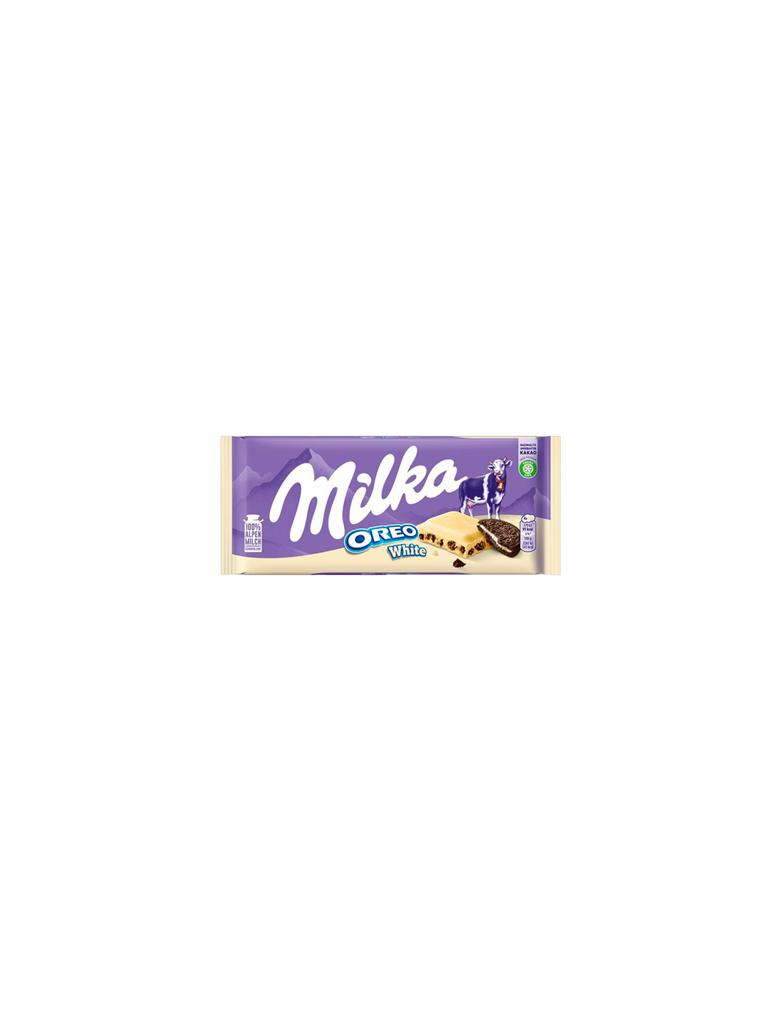 Milka Witte Chocolade & Oreo 100 g | Distribución Mayorista