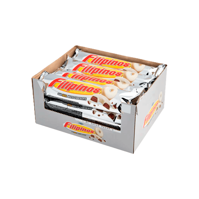 Filipinos Weiße Schokolade 128 g Artiach-Cuétara | Distribucion Mayorista