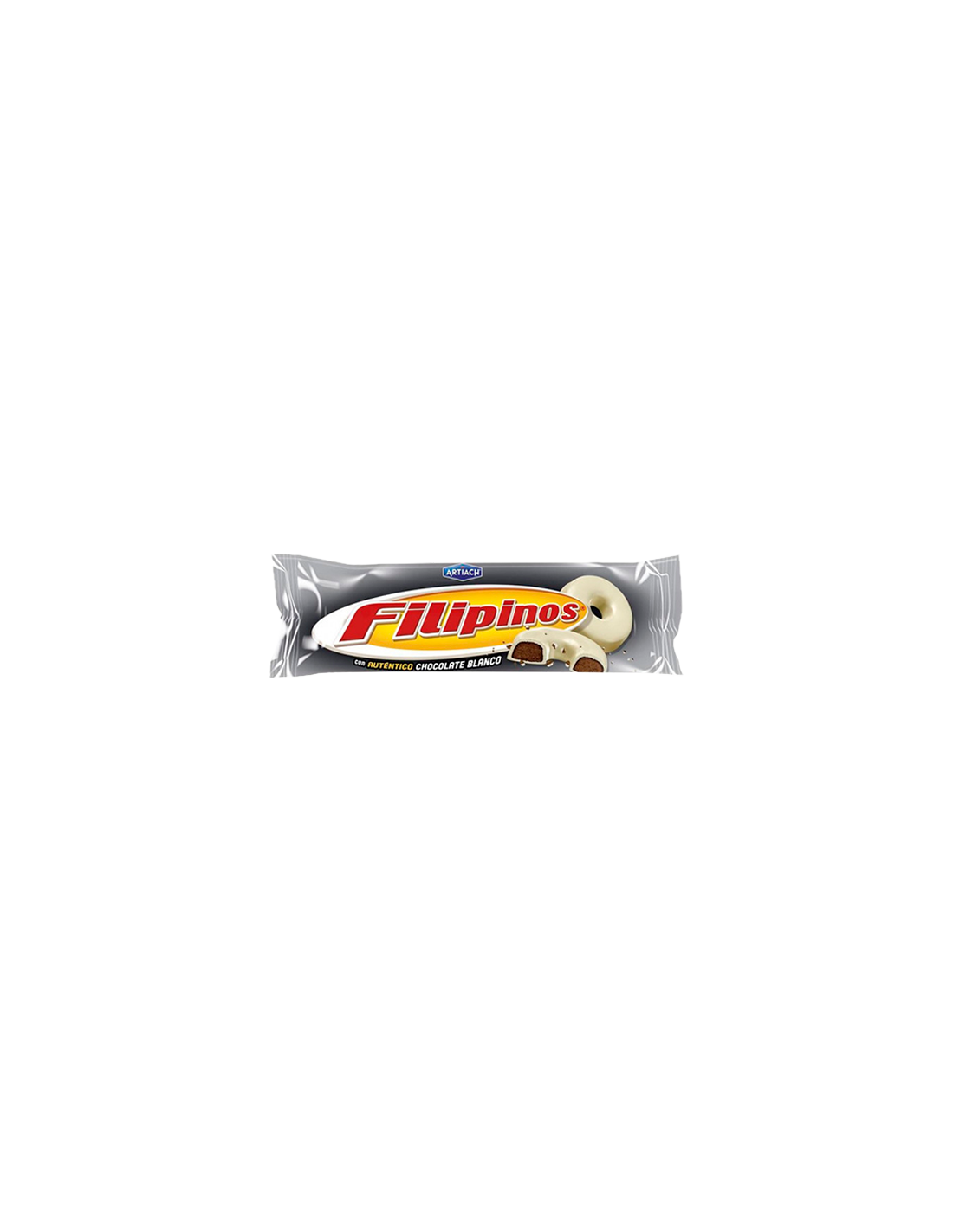 Filipinos chocolate blanco 128g-Distribución Mayorista
