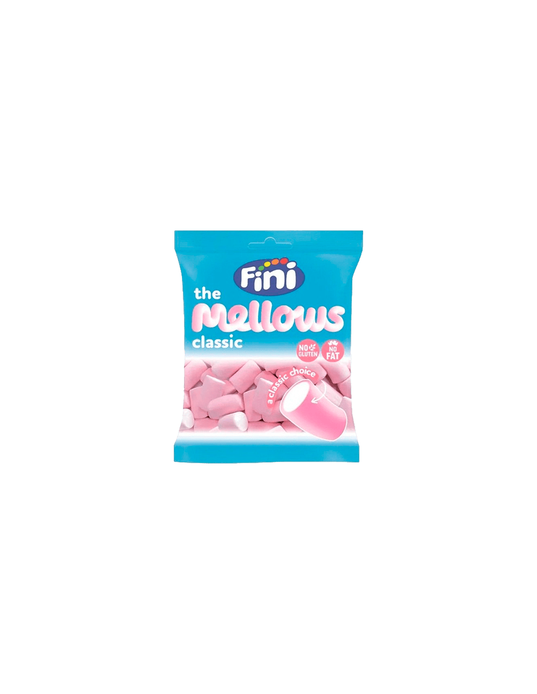 Nubes Taco Rosa Bicolor 80g Fini-Distribución Mayorista