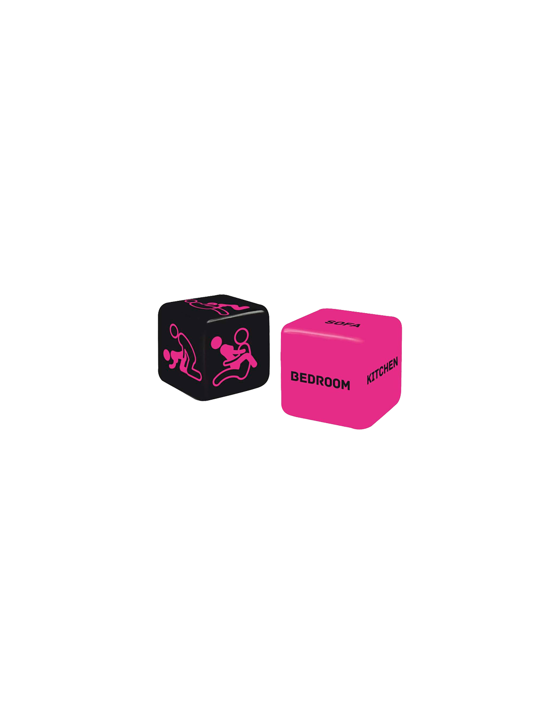 Dado Kama Sutra Negro/ Rosa-Distribución Mayorista