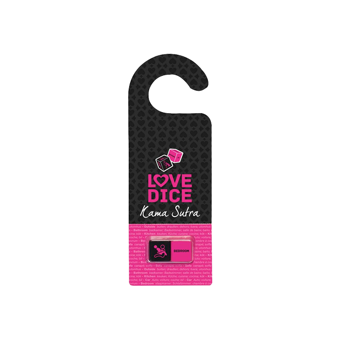 Dado Kama Sutra Negro/ Rosa-Distribución Mayorista