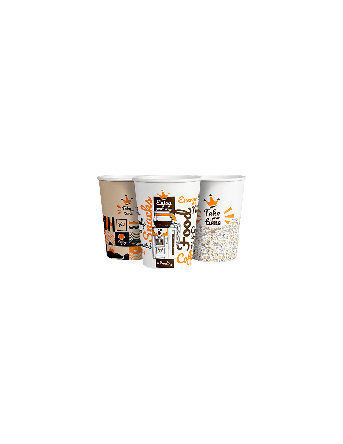 Vaso Papel para Vending SP7 OZ 207ml | Distribución Mayorista