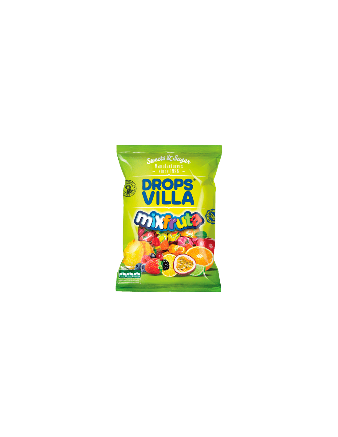 Caramelo Mix Frutas 100g Villa-Distribución Mayorista