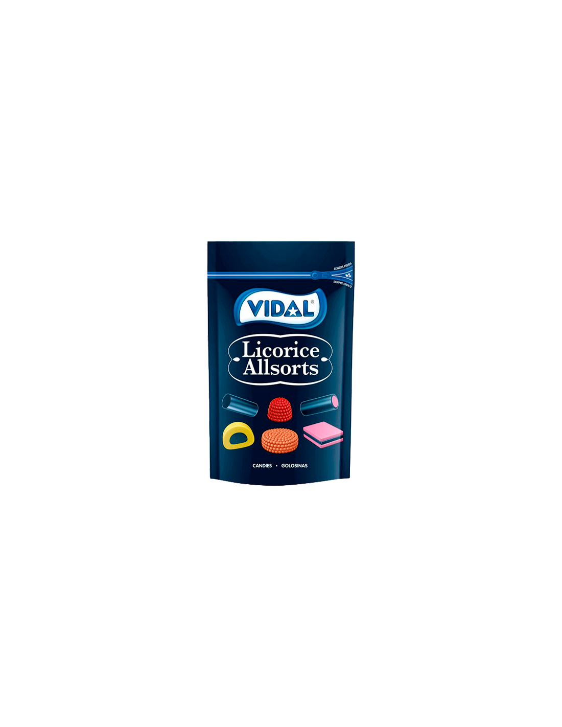 Licorice Allsorts 90g Vidal - Distribución Mayorista