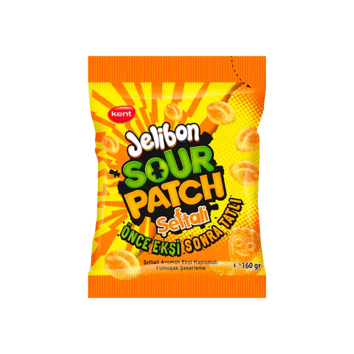 Jelibon Sour Patch Melocotón 80g