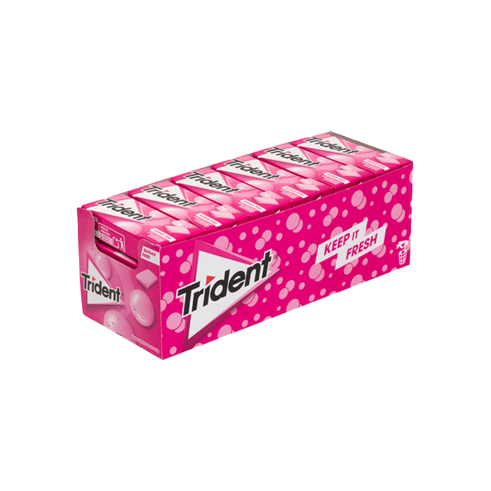 Trident Gragea Bubblemint 14 g | Distribución Mayorista