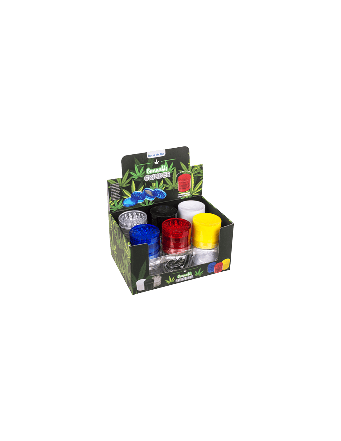 Grinder en plastique 4,5 cm Out of the blue - Distribución Mayorista