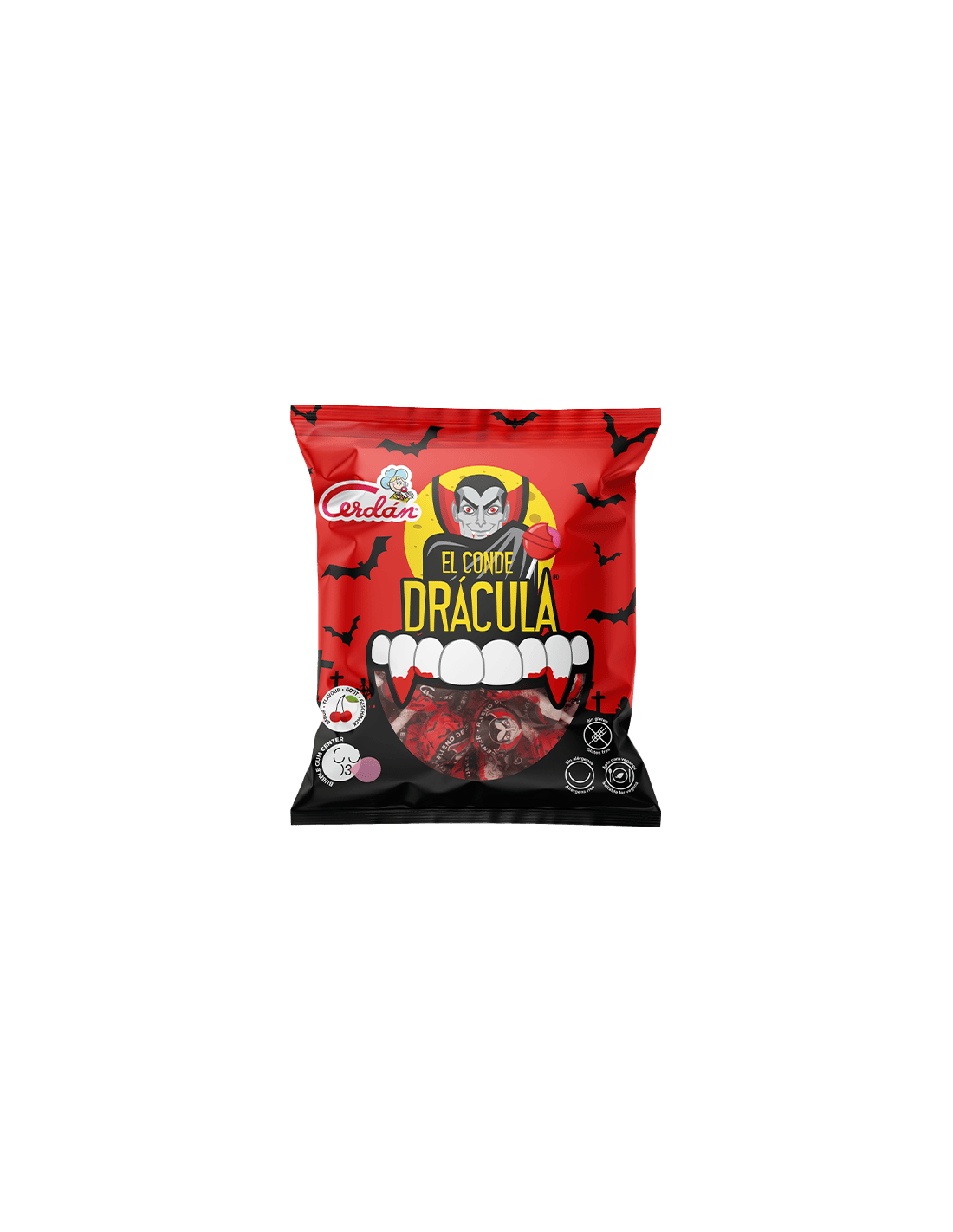 Bonbon Dracula 8,5 g Cerdán Caramelos - Distribución Mayorista