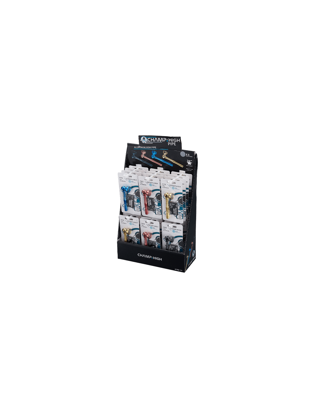 Mini Pipa de Aluminio Champ High | Distribución Mayorista